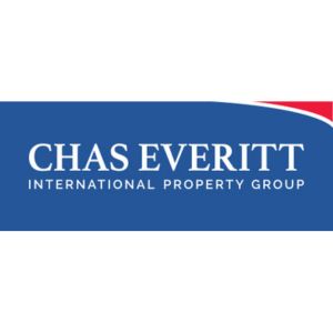A logo of Chas Everitt Real Estate Agency